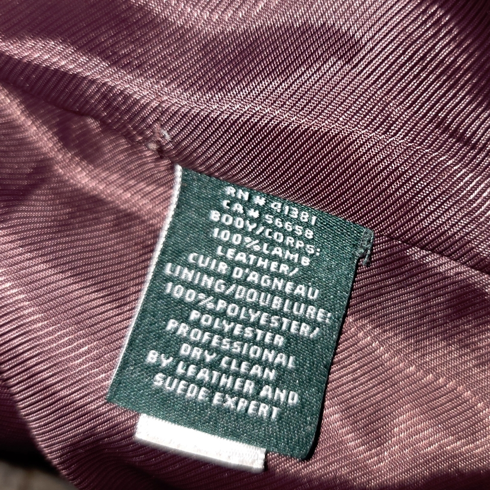 Polo by Ralph Lauren Brown Leather Jacket - Picture 7 of 9
